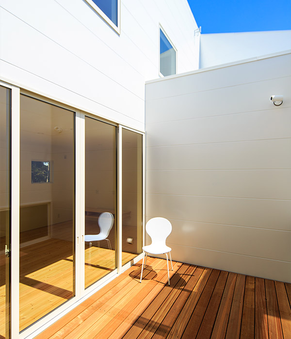 SIMPLE NOTEテラス写真