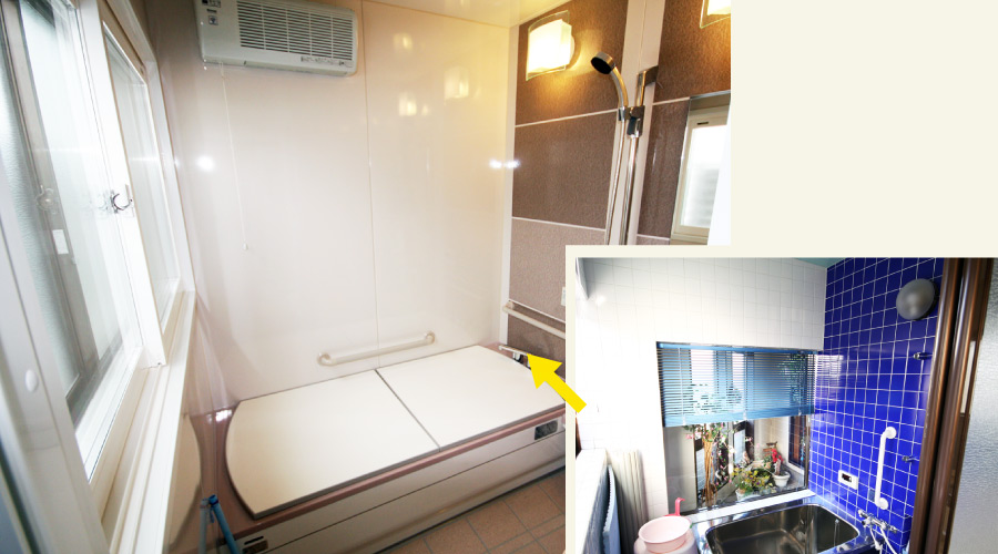 お風呂リノベーションの写真